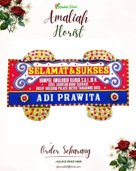 Papan Bunga Ucapan Selamat Bayemharjo